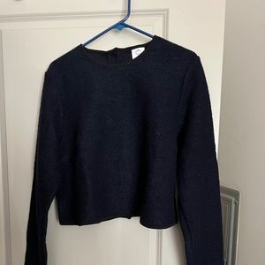 Brand New Son de Flor Cropped Wool Sweater, Large